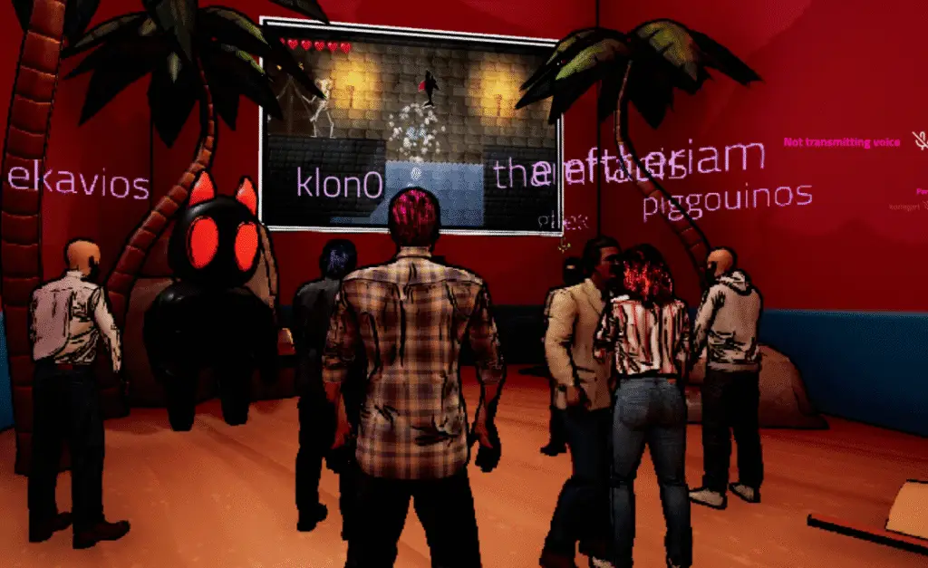 Screenshot przedstawiający wirtualne targi